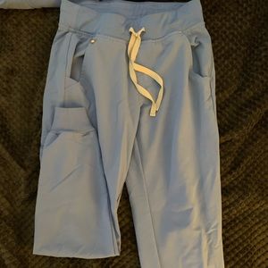 FIGS XS Ceil Blue Joggers